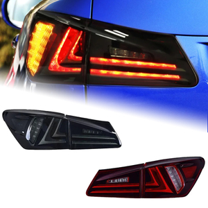 AKD Car Styling Tail Lamp for Lexus IS250 Tail Lights 2006-2012 IS300 LED Tail Light new design DRL Brake Reverse auto Accessories