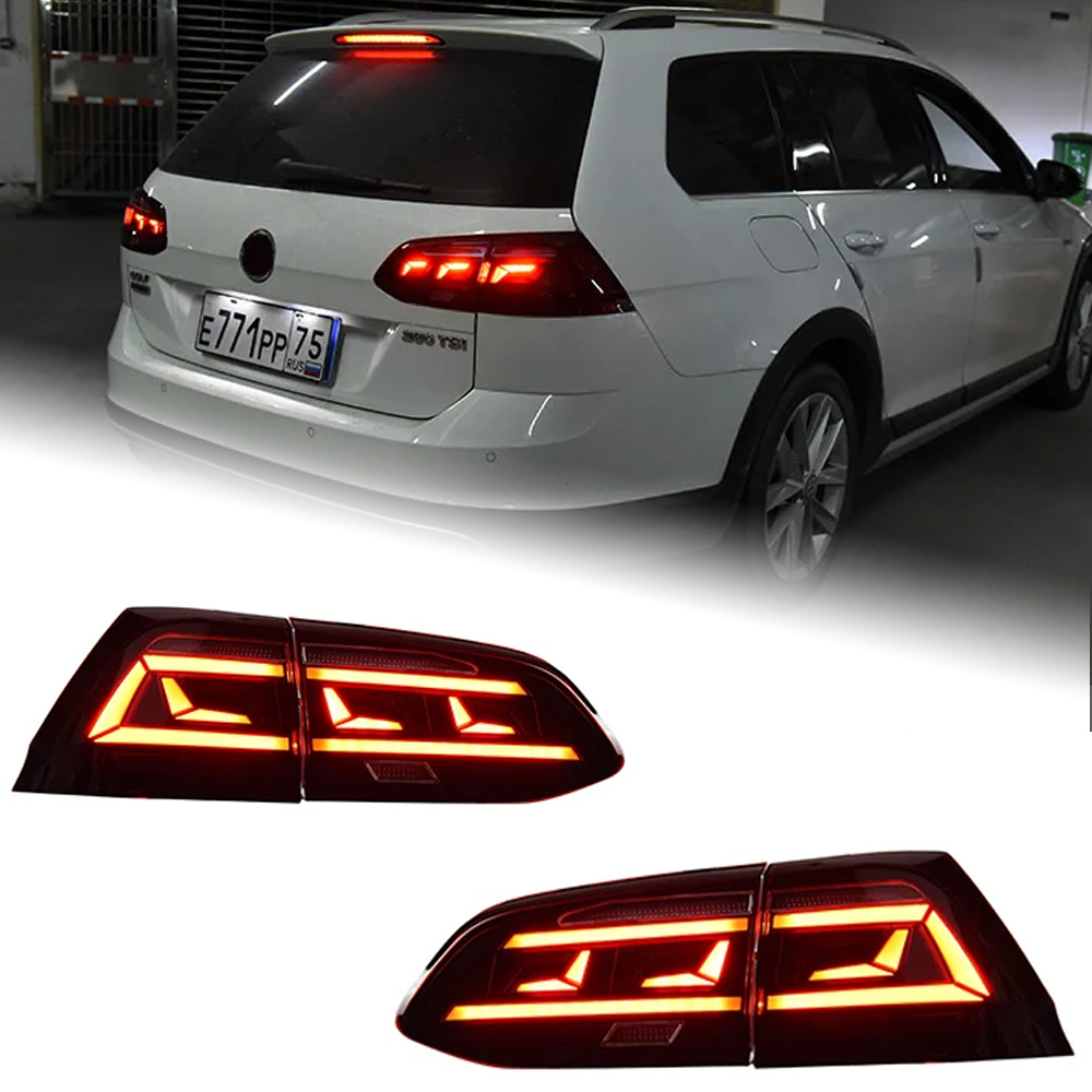 AKD Car Lights For VW Golf 7.5 Golf7.5 Variant 2018-2021 MK7.5 Alltrack LED Auto Taillights Upgrade Passat Design Tools Accessories Kit