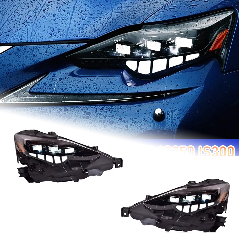 AKD Head Lamp for Lexus IS is250 LED Headlight 2013-2016 Headlights is300 DRL Turn Signal High Beam Angel Eye Projector Lens