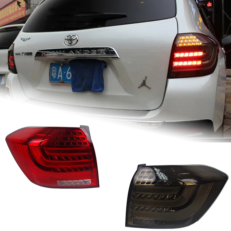 AKD Car Styling for Toyota Highlander LED Tail Lights 2012-2014 Highlander LED DRL Signal Lamp Brake Reverse auto Accessories