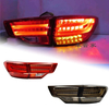 AKD Taillights For Kluger 2015-2021 Highlander Tail Light LED DRL Style Running Signal Brake Reversing Parking Lighthouse Facelift