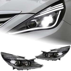 AKD Car Styling Head Lamp for Hyundai Sonata Headlights 2011-2014 Sonata Dynamic Signal LED Headlight DRL Bi Xenon Auto Accessories