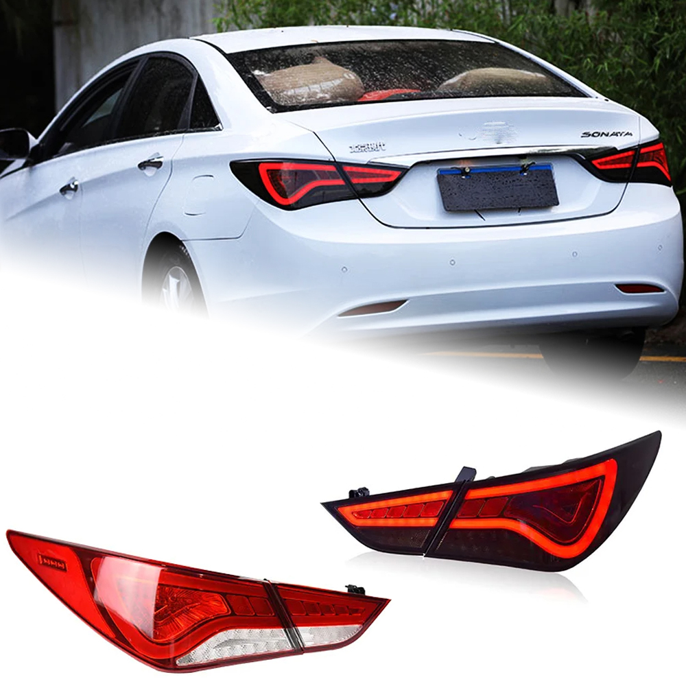 AKD Car Styling for Hyundai Sonata Tail Lights 2011-2016 Sonata YF LED Tail Lamp DRL Signal Brake Reverse auto Accessories