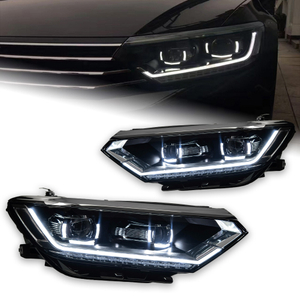 AKD Car Styling Headlights For Passat B8 LED Koplamp Projector Lens 2016-2019 Versie Magotan Upgrade Hid Dynamische Auto DRL Automotive Accessoires