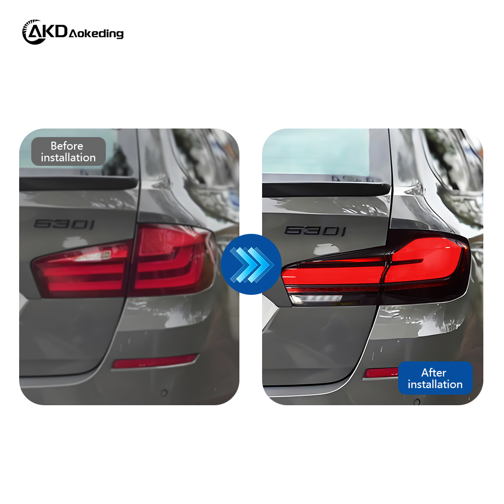 AKD Taillight Assembly for 2011-2017 BMW 5 Series F11 Touring Taillight Upgrade, G Series LED Rear Taillights with Sequential Lighting.