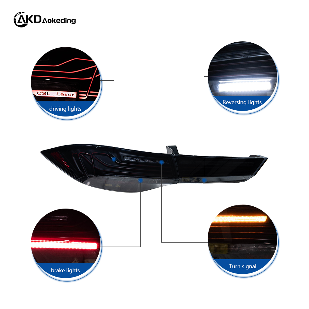 AKD Taillight Assembly for 2021-2024 Trumpchi Shadow Leopard Models, Empow Modified M4 Laser CSL Line Taillights, Shadow Leopard R Sequential Taillights.