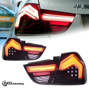 AKD Taillight Assembly Retrofit for 2009-2012 BMW 3 Series E90 with LED Daytime Running Lights, Sequential Turn Signals, And Brake Lights.