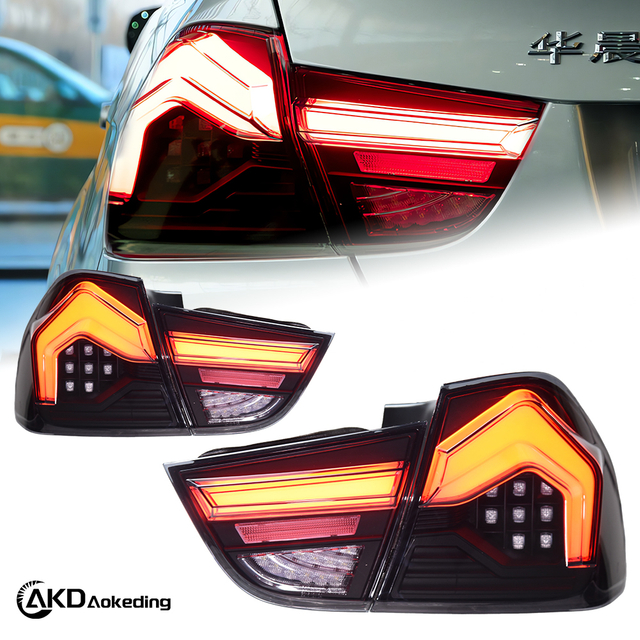 AKD Taillight Assembly Retrofit for 2009-2012 BMW 3 Series E90 with LED Daytime Running Lights, Sequential Turn Signals, And Brake Lights.