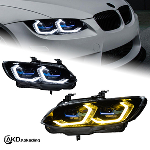 AKD is suitable for 2007-2010 BMW 3 Series E92 two-color spoon headlights two-color front lighting four near and eight far