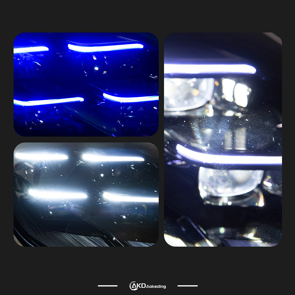 AKD LED matrix projector headlights are suitable for 2018-2023 Porsche Panamera 917.1 and 917.2 models.