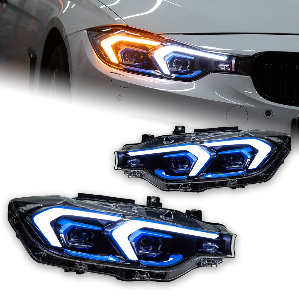 AKD Autolichten Voor for BMW 2012-2019 F30 3-serie Refit Models Headlights Signal Lamp 318i 320i 325i 328i 330i 335i DRL Automotive Accessoires