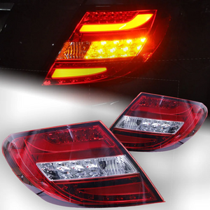 AKD Auto Styling Voor Benz W204 Achterlichten 2007-2013 C180 C200 C220 C300 Led-achterlicht Lamp Drl Signaal brake Reverse Auto Accessoires