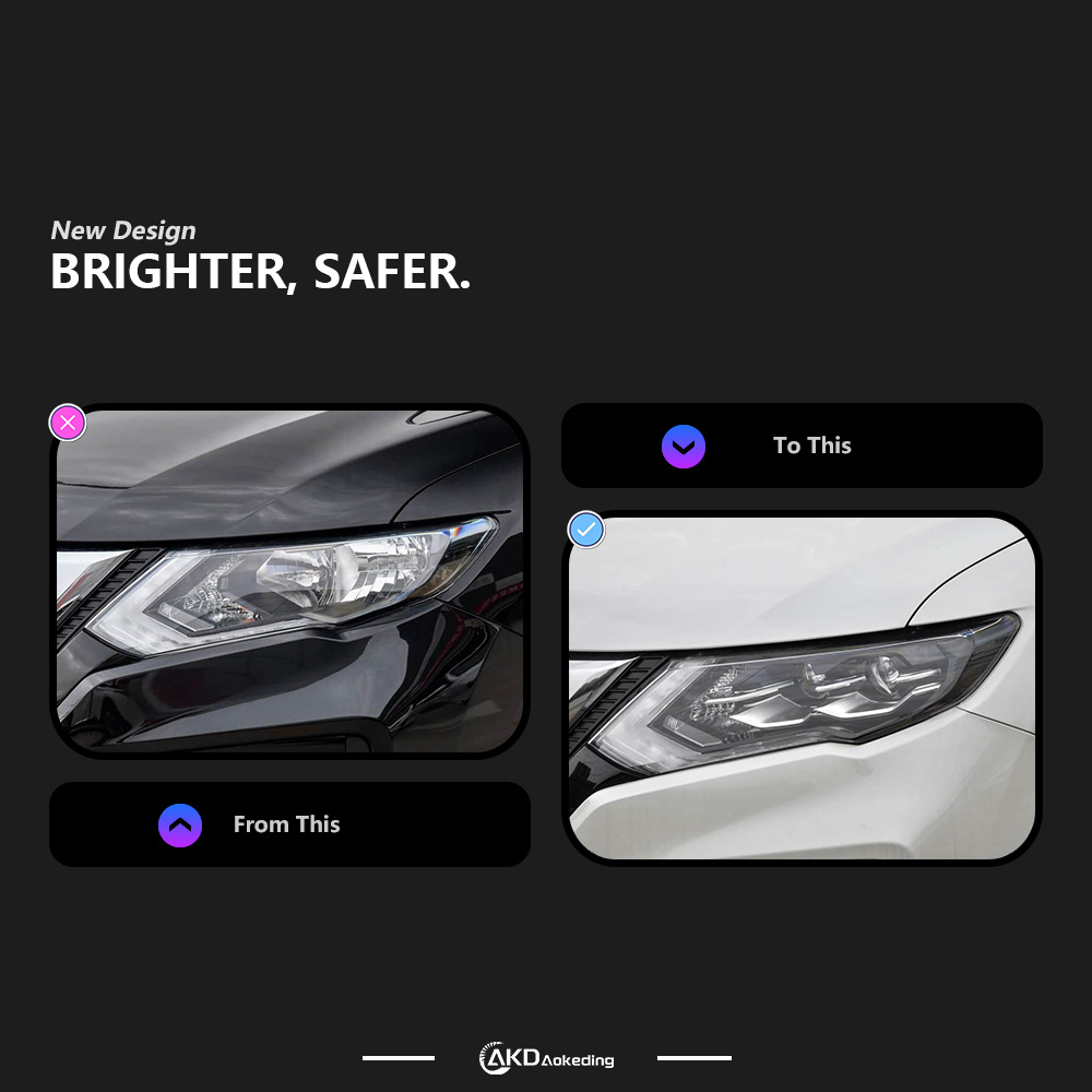 AKD Applicable to Nissan 2017-2020 X-Trail headlights