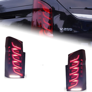 AKD Car Styling Parts for Benz Vito Tail Light 2014-2020 W447 LED Tail Lamp DRL Turn Dynamic Signal Brake Reverse Auto Accessories