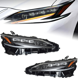 AKD Car Styling Head Lamp for Lexus ES200 Headlights 2018-2023 ES300 LED Headlight DRL Signal Projector Lens auto Accessories