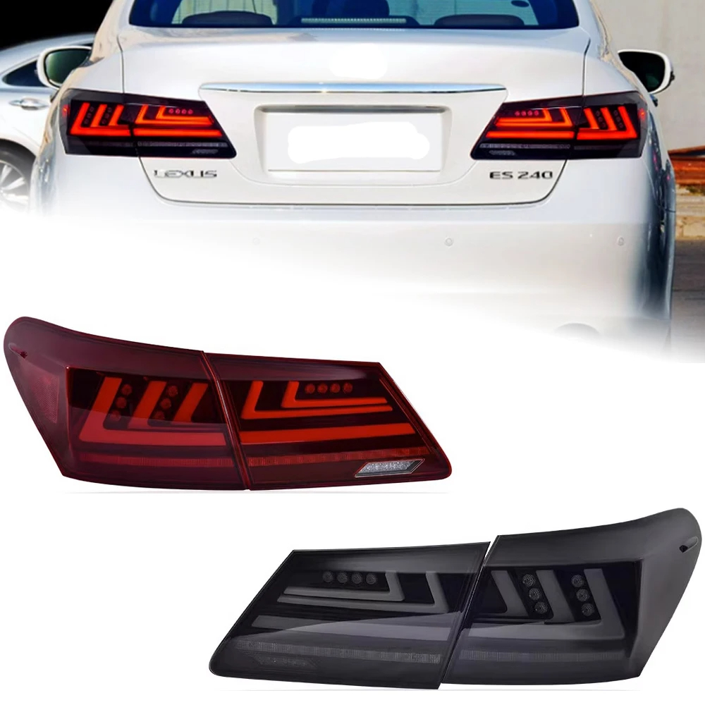 AKD Car Styling Tail Lamp for Lexus ES240 Tail Lights 2006-2012 ES300 LED Tail Light ES350 DRL Signal Brake Reverse auto Accessories