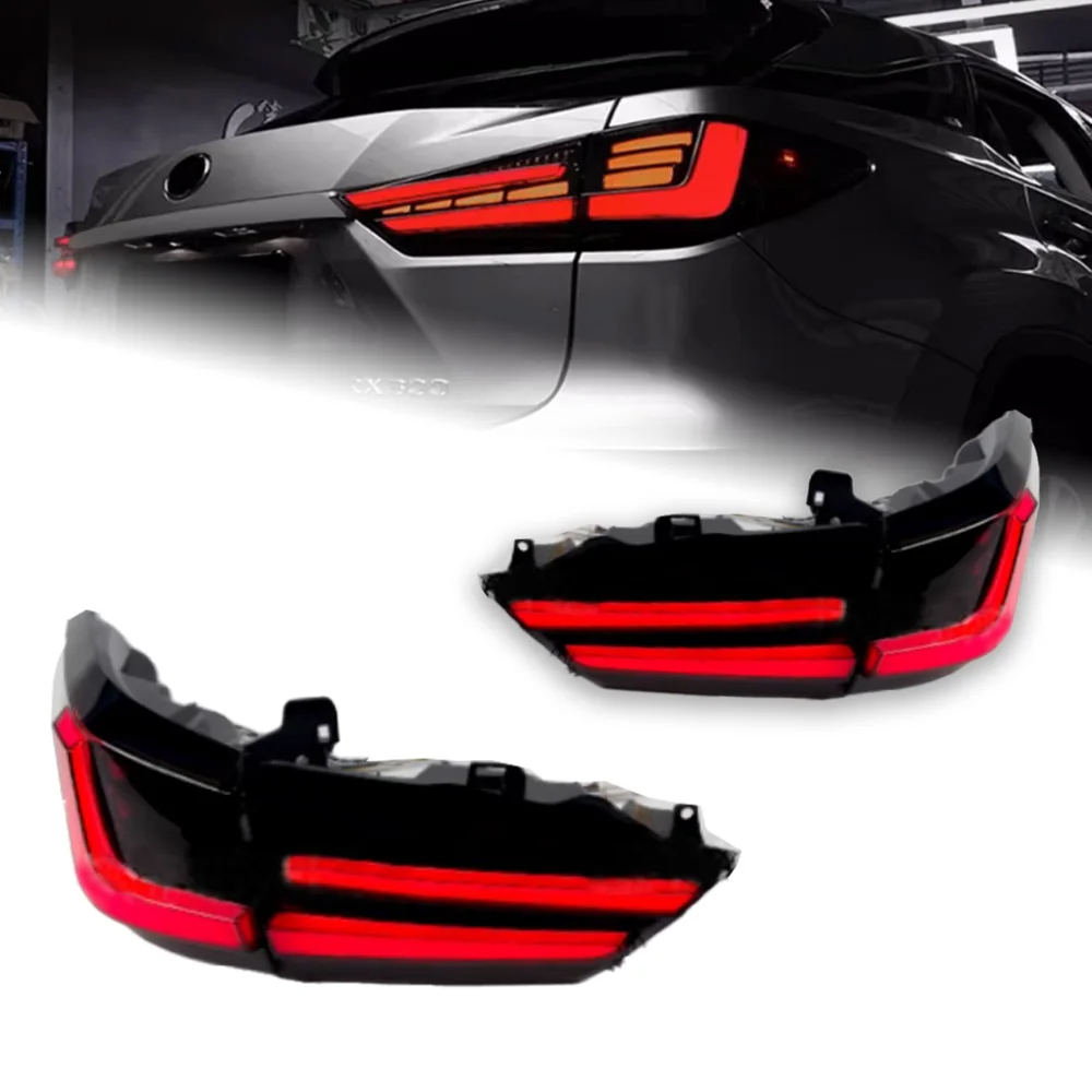 AKD Car Styling for Lexus RX RX300 RX350 RX400 Tail Lights 2016-2022 LED Tail Lamp DRL Signal Brake Reverse auto Accessories