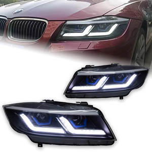 AKD Car Styling Head Lamp for BMW E90 Headlights 2005-2012 320i 318i 323i 3 Series LED Headlight DRL Hid Bi Xenon Beam Accessories