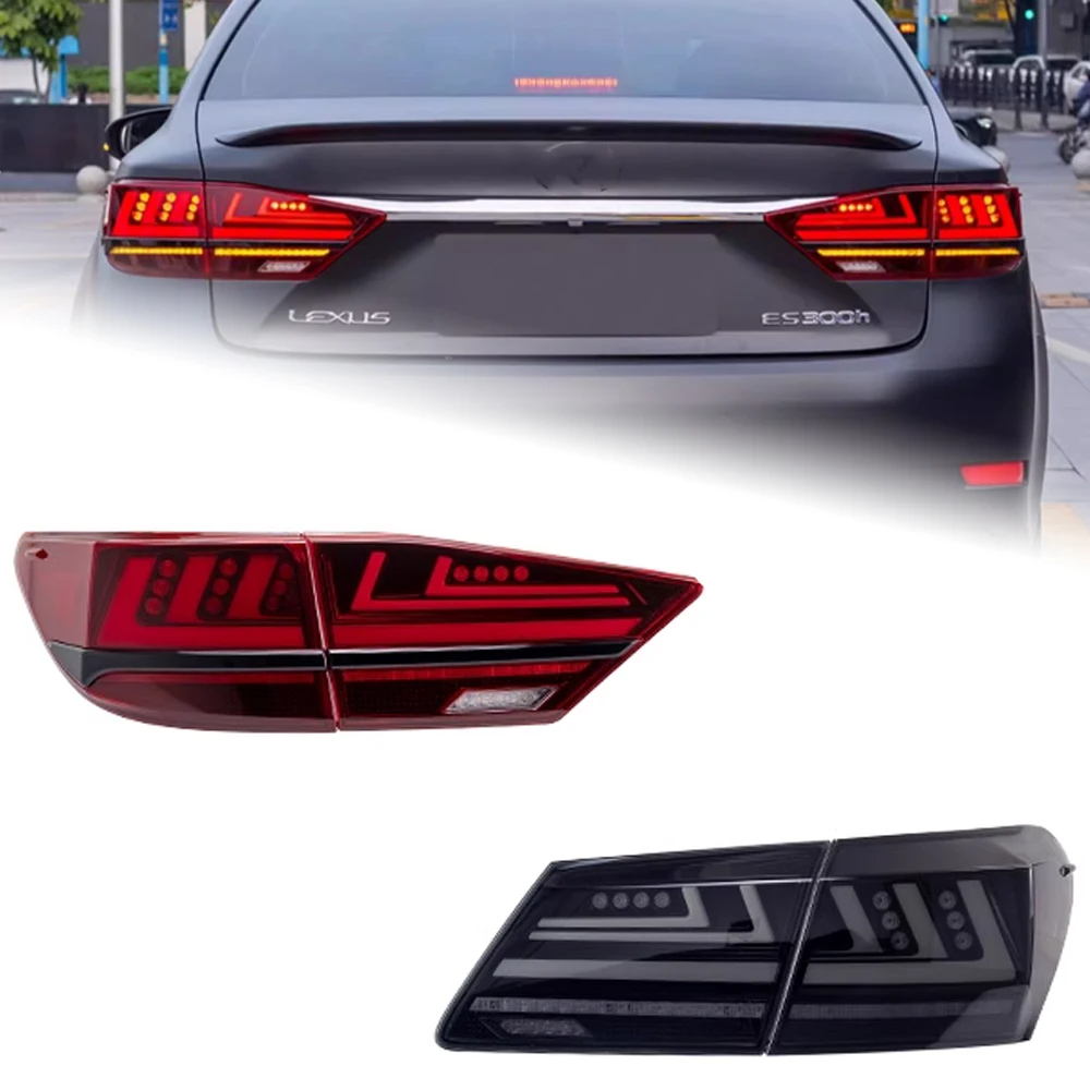 AKD Car Styling Tail Lamp for Lexus ES250 Tail Lights 2013-2017 ES300 LED Tail Light ES350 DRL Signal Brake Reverse auto Accessories