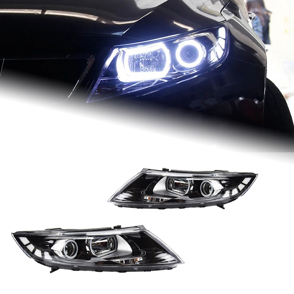 AKD Car Styling Head Lamp for Kia K5 Headlights 2011-2014 Optima LED Headlight Angel Eye LED DRL Hid Bi Xenon Auto Accessories