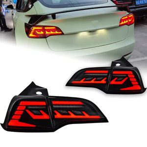 AKD Car Styling Tail Lamp for Tesla Model 3 Tail Lights Model Y LED Tail Light Dynamic Signal DRL Brake Reverse Auto Accessories