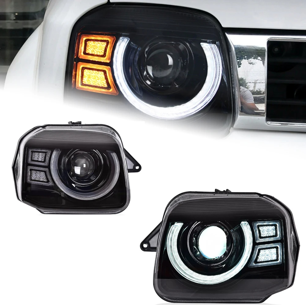 AKD Car Styling Head Lamp for Suzuki Jimny Headlights 2007-2017 Jimny LED Headlight DRL Signal Hid Bi Xenon Auto Accessories