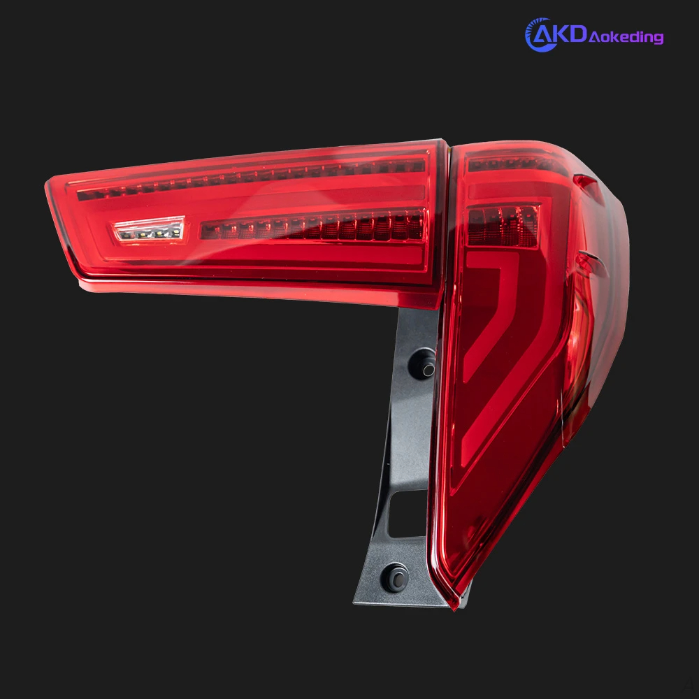 AKD Car Styling for Toyota Innova Tail Lights 2016-2019 Innova Tail Lamp LED DRL Dynamic Signal Brake Reverse auto Accessories