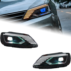 AKD Car Styling for VW Jetta Headlights 2011-2018 Jetta Gli LED Headlight Europe Version Led Drl Hid Bi Xenon Auto Accessories