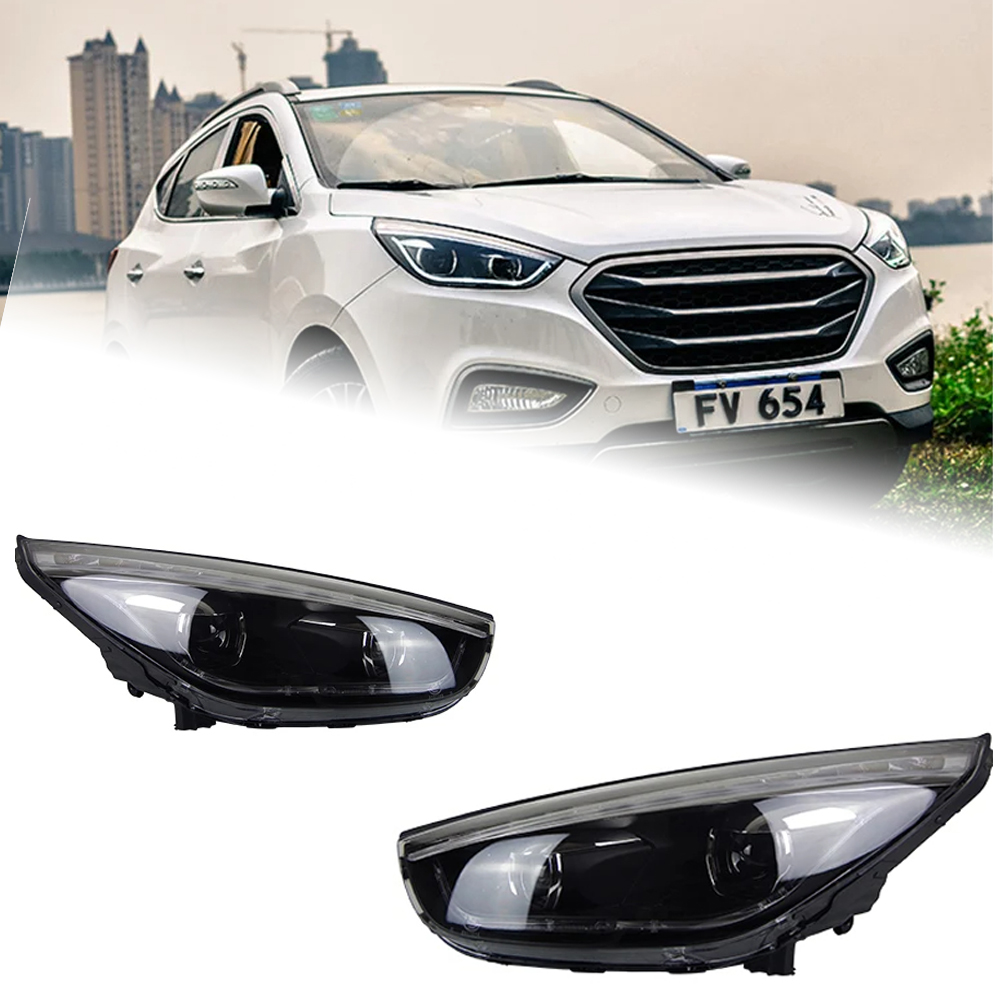 AKD Car Styling Head Lamp for Hyundai IX35 Headlight 2010-2016 New Tucson LED Headlight DRL Hid Bi Xenon Auto Accessories