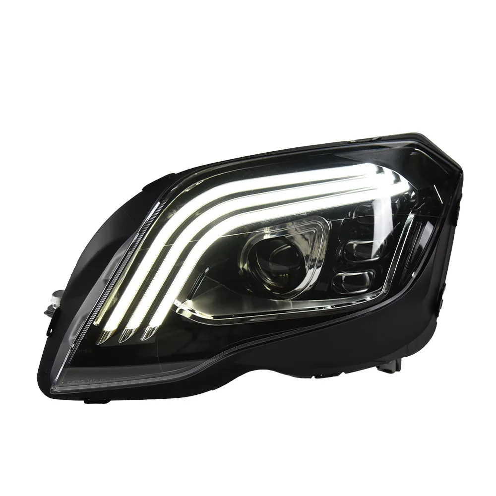 AKD Car Styling Head Lamp for Benz GLK GLK300 Headlights 2008-2015 X204 GLK260 GLK LED Headlight DRL Dynamic Signal Auto Accessories