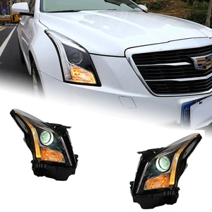 AKD Car Lights For Cadillac ATS 2014-2018 ATS-L LED Auto Headlights Assembly Upgrade High Configure Bicofal Lens Lamp Accessories