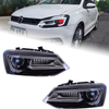 AKD Car Styling for VW Polo Headlight 2010-2018 Vento LED Head Lamp LED DRL Hid Bi Xenon Headlights LED High Beam Accessories