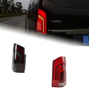 AKD Car Styling Tail Lamp for Vito Tail Lights 2014-2020 V260 LED Tail Light DRL Dynamic Signal Brake Reverse auto Accessories