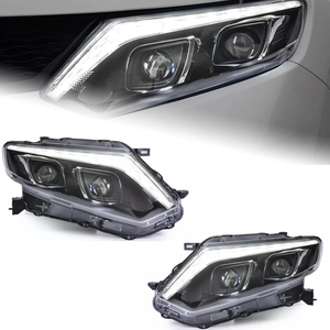 AKD Car Styling headlights for Nissan X-trail Rouge LED Headlight 2014-2016 DRL Hid Option Head Lamp Angel Eye Beam Accessories