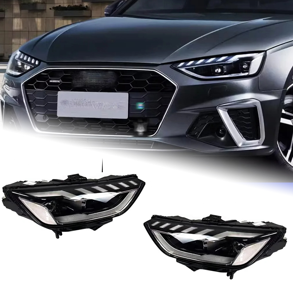 AKD Head Lamp for Audi A4 B10 LED Headlight 2020-2023 Headlights A4L S4 DRL Turn Signal High Beam Angel Eye Projector Lens