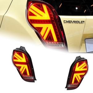 AKD Car Styling for Chevrolet Spark Tail Lights 2012-2017 New Spark LED Tail Lamp DRL Signal Brake Reverse auto Accessories