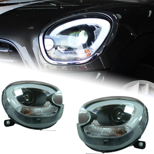 AKD Head Lamp for MINI R60 LED Headlight 2007-2016 Headlights Countryman R60 DRL Turn Signal High Beam Angel Eye Projector Lens