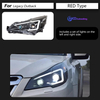 AKD Car Styling Head Lamp for Subaru Legacy LED Headlight 2010-2015 Headlights Outback DRL Turn Signal High Beam Auto Accessories