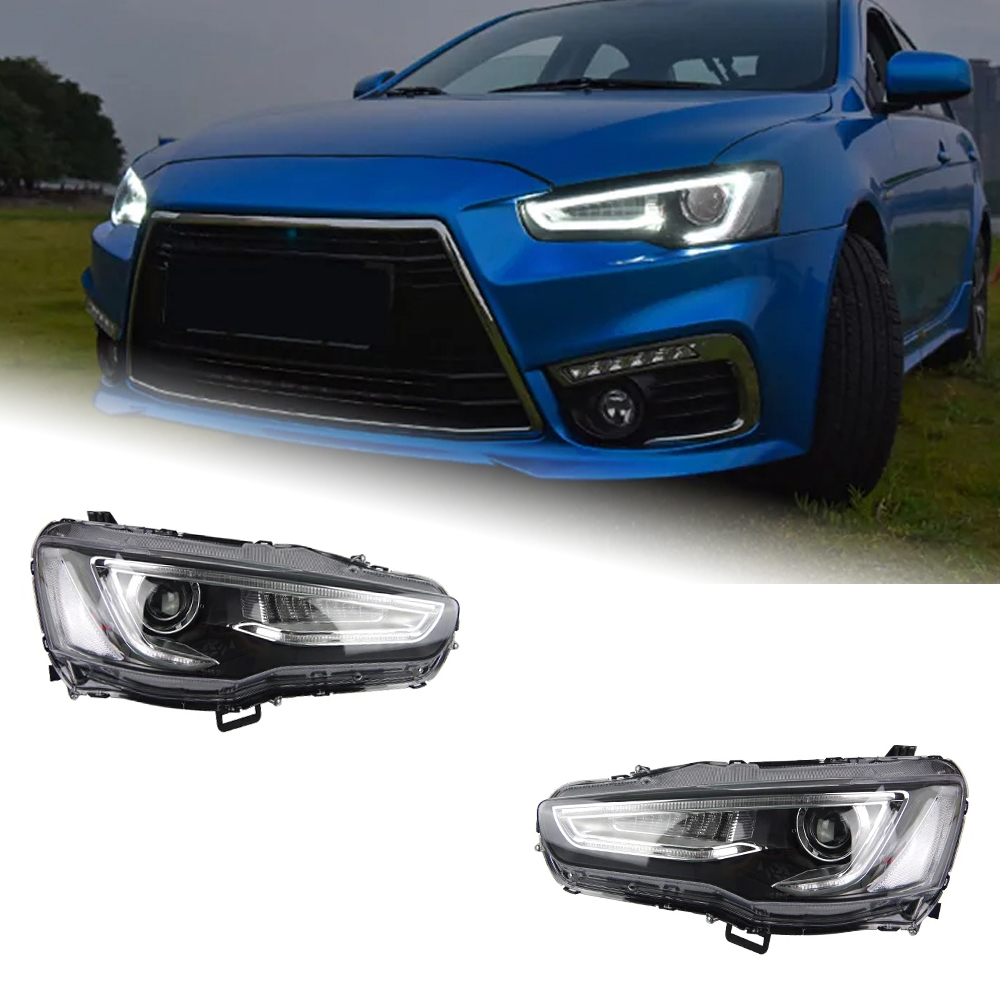 AKD Car Styling for Mitsubishi Lancer Headlight 2008-2019 Lancer EX LED Headlight LED DRL Hid Xenon Head Lamp Auto Accessories