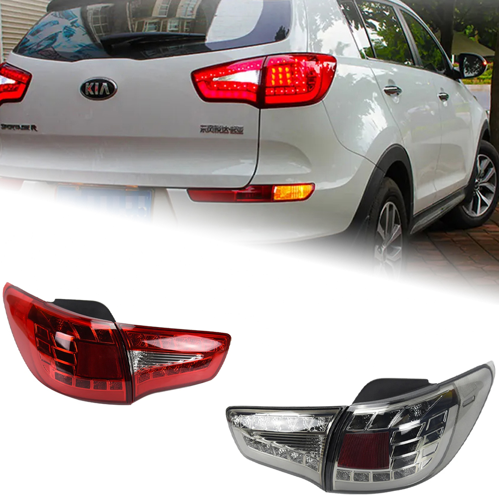 AKD Car Styling for Kia Sportage R Tail Lights 2012-2015 Sportage R LED Tail Lamp DRL Signal Brake Reverse auto Accessories