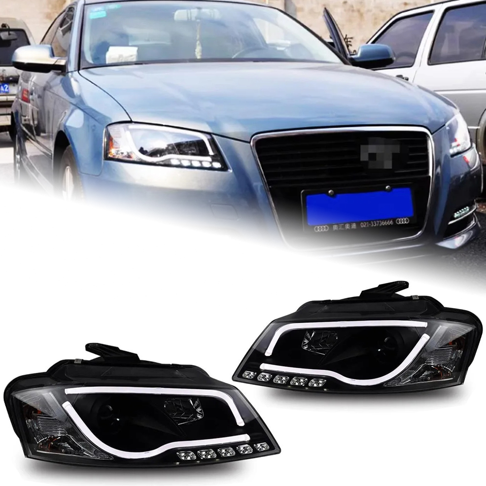 Car Styling Headlights for AUDI A3 LED Headlight 2008-2012 Head Lamp DRL Signal Projector Lens Automotive Accessories