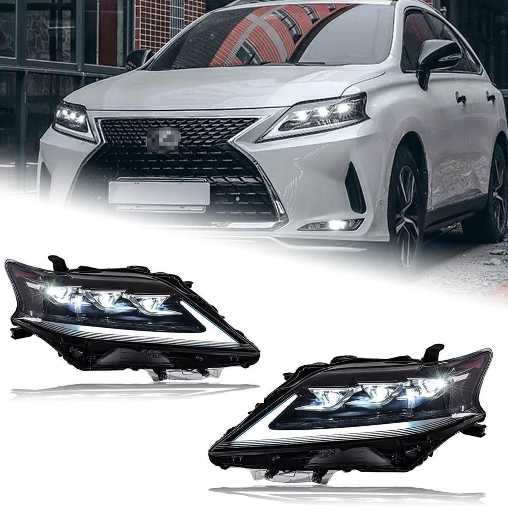 AKD Car Styling Head Lamp for Lexus RX270 Headlights 2009-2015 RX350 LED Headlight RX330 RX400 DRL Signal Projector Accessories