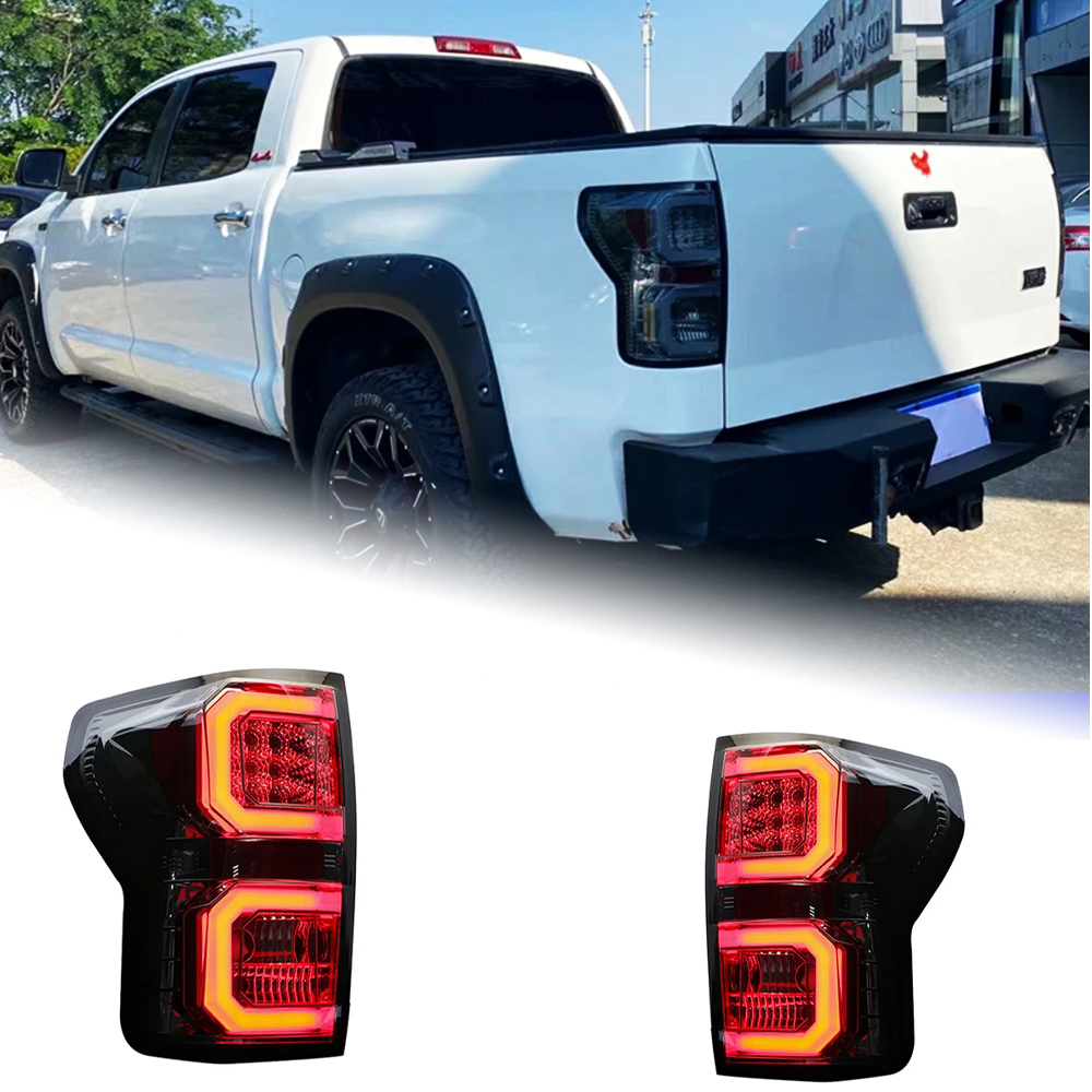 AKD Tail Lamp for Toyota Tundra LED Tail Light 2007-2013 Tundra Rear Fog Brake Turn Signal Automotive Accessories