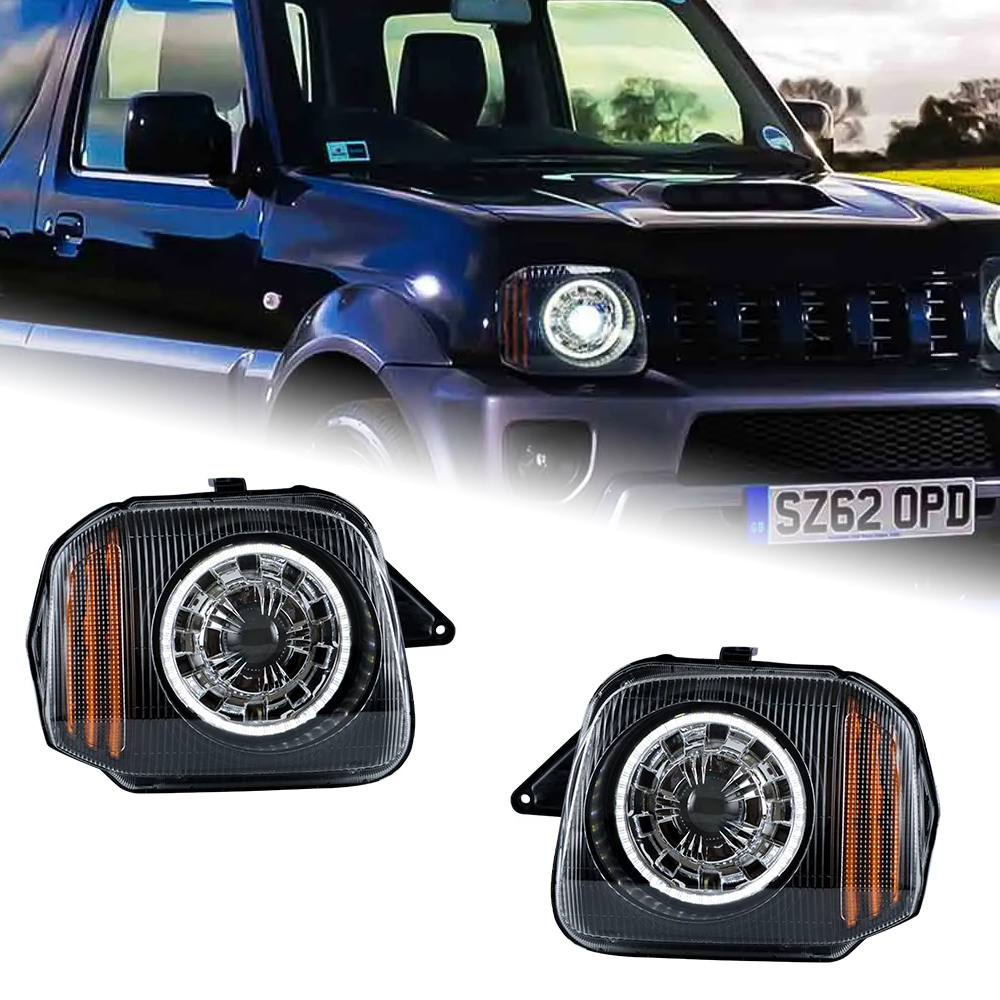 AKD Car Styling Head Lamp for Suzuki Jimny Headlights 2007-2017 Jimny LED Headlight DRL Signal Hid Bi Xenon Auto Accessories