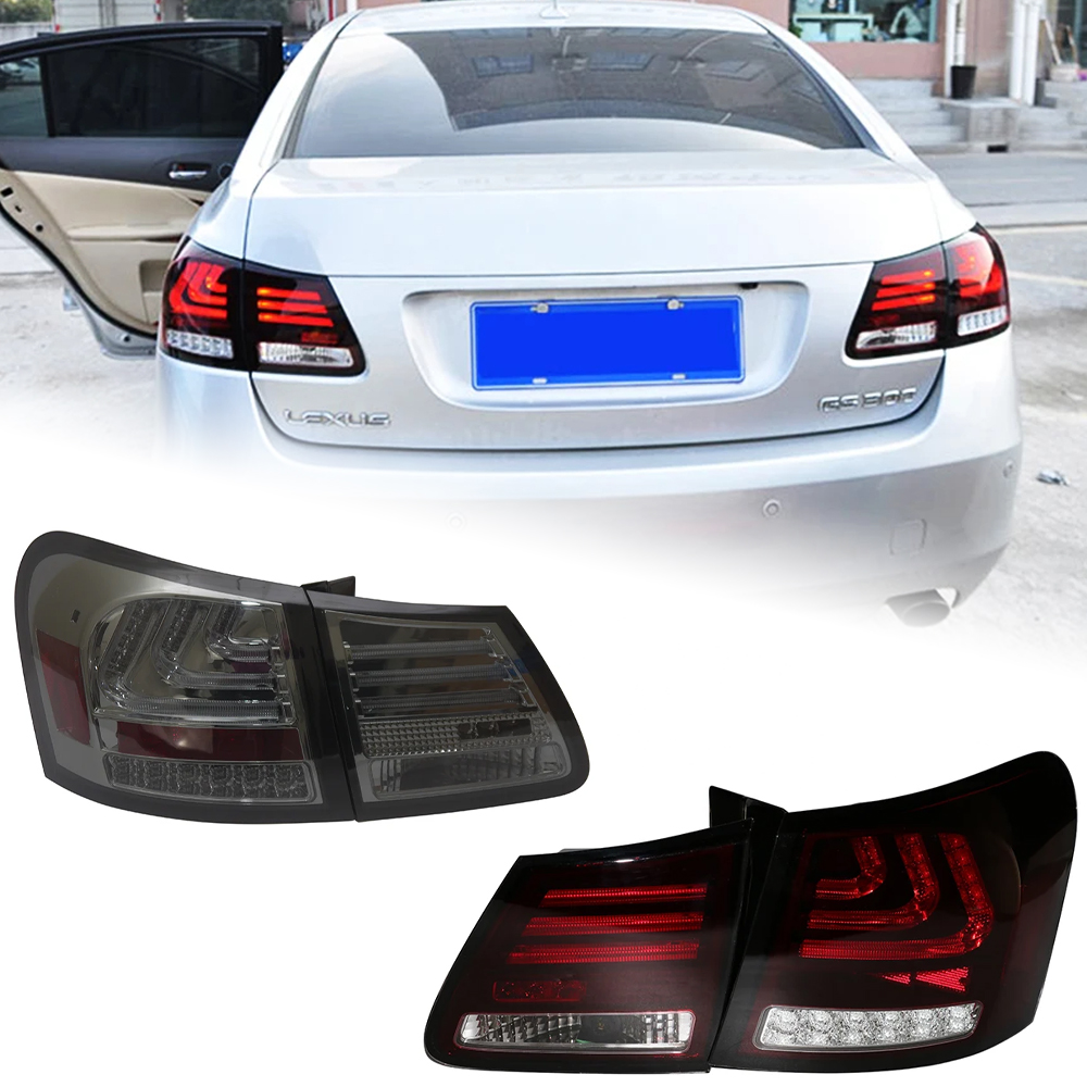 AKD Car Styling for Lexus GS350 Tail Light 2006-2010 GS300 GS430 Tail Lamp LED DRL Signal Brake Reverse auto Accessories