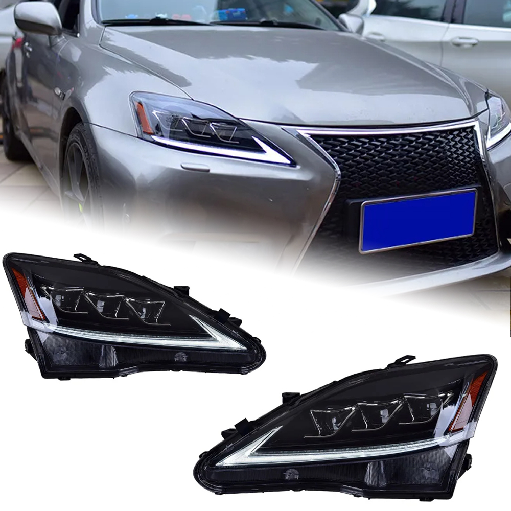 AKD Car Styling Head Lamp for Lexus IS250 Headlights 2006-2012 IS300 LED Headlight DRL Signal Lamp Hid Bi Xenon Auto Accessories