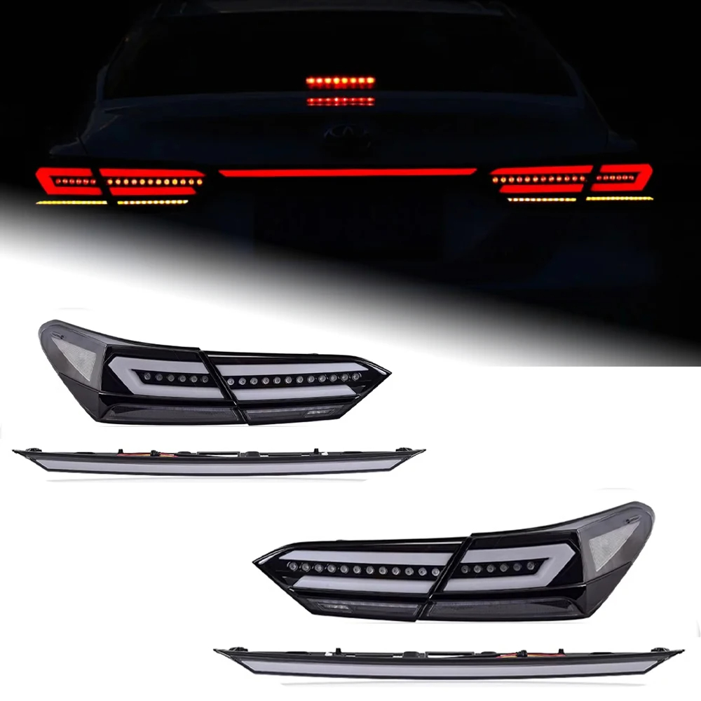 AKD Car Styling for Toyota Camry LED Tail Light 2018-2022 Camry Rear Fog Brake Turn Signal auto Accessories