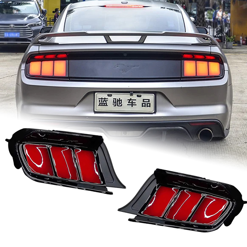 AKD Car Styling for Ford Mustang Tail Lights 2015-2019 Dynamic Signal Tail Lamp LED Tail Light DRL Brake Reverse auto Accessories