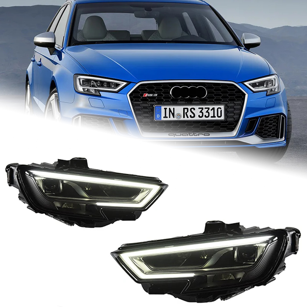 AKD Car Lights for Audi A3 LED Headlight 2013-2019 A3 8V Head Lamp Projector Lens DRL Front Automotive Accessories