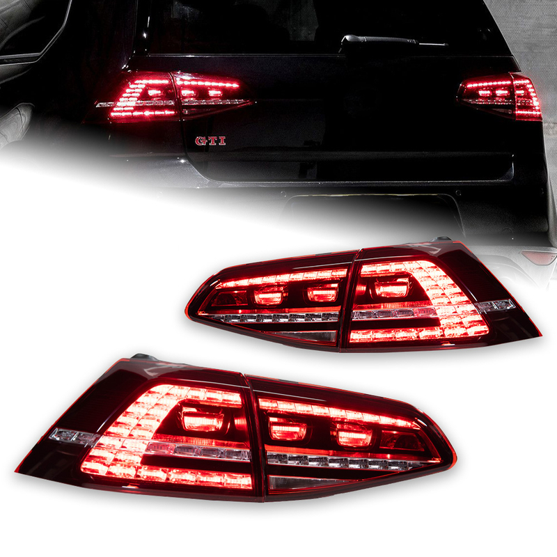 AKD Car Styling Tail Lamp for VW Golf 7 Tail Lights 2013-2019 Golf 7 LED Tail Light Golf MK7 Rear Stop DRL Brake Auto Accessories